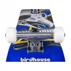 Skateboard BIRDHOUSE Stage 1 Oversized Skull Mini 7.25" | BLUE