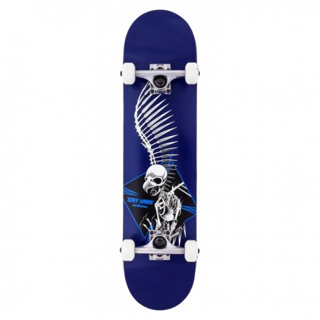 Skateboard BIRDHOUSE Stage 1 Full Skull 2 7.5" | BLUE