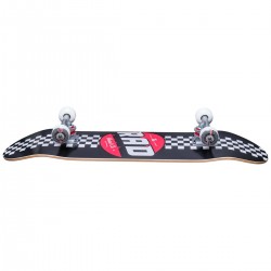 Skateboard RAD Checkers Stripe 8" | BLACK