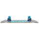 Skateboard SPEED DEMONS Checkers 7.75" | BLUE