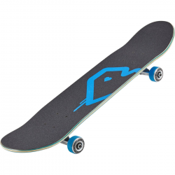 Skateboard BLUEPRINT Spray Heart V2  8.25" | BLUE-SILVER