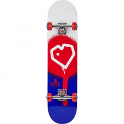 3. jakost-BZ - Skateboard BLUEPRINT Spray Heart V2  8" | RED-BLUE